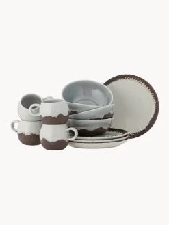 Bloomingville Set de desayuno Paula, 4 comensales (12 pzas.)