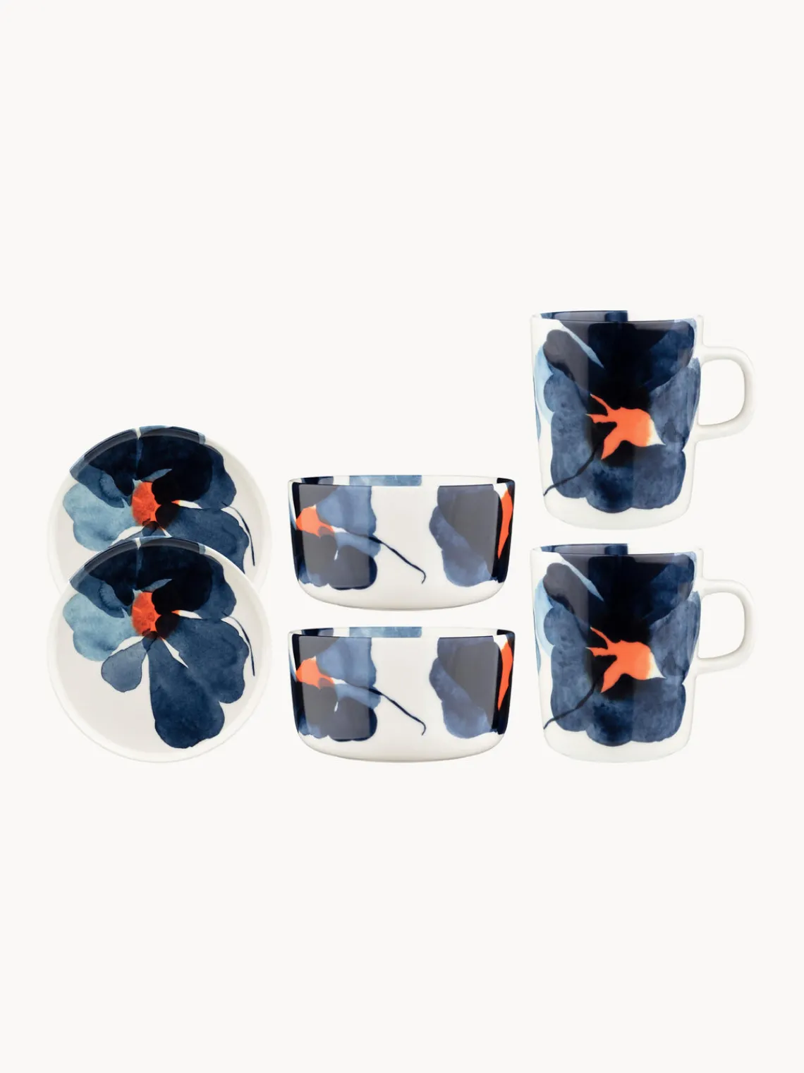Marimekko Set de desayuno Valssi, 2 comensales (6 pzas.)