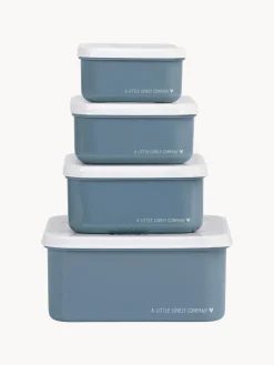 A Little Lovely Company Set de fiambreras infantiles Vehicles, 4 uds.^Niños Biberones Y Fiambreras|Decoración Infantil