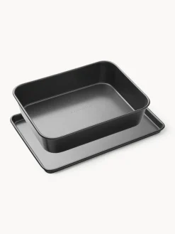 Kitchen Craft Set de fuente horno antiadherente MasterClass, 2 pzas.^ Bandejas Para Horno|Bandejas Para Horno