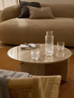 Westwing Collection Set de jarra soplada con vasos Aleo, 5 pzas.