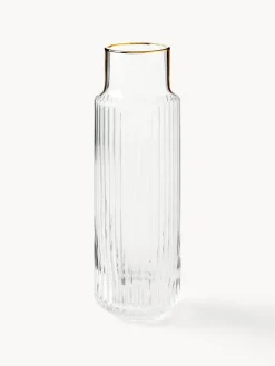 Westwing Collection Set de jarra soplada con vasos Aleo, 5 pzas.