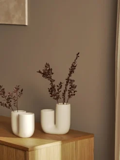 Set de jarrones artesanales de gres Filicio, 2 uds.^ Jarrones|Jarrones