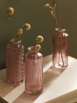 Set de jarrones pequeños de vidrio Adore, 3 uds.^ Jarrones|Jarrones