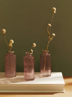 Set de jarrones pequeños de vidrio Adore, 3 uds.^ Jarrones|Jarrones