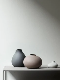 blomus Set de jarrones pequeños de porcelana Nona, 3 uds.^ Jarrones|Jarrones