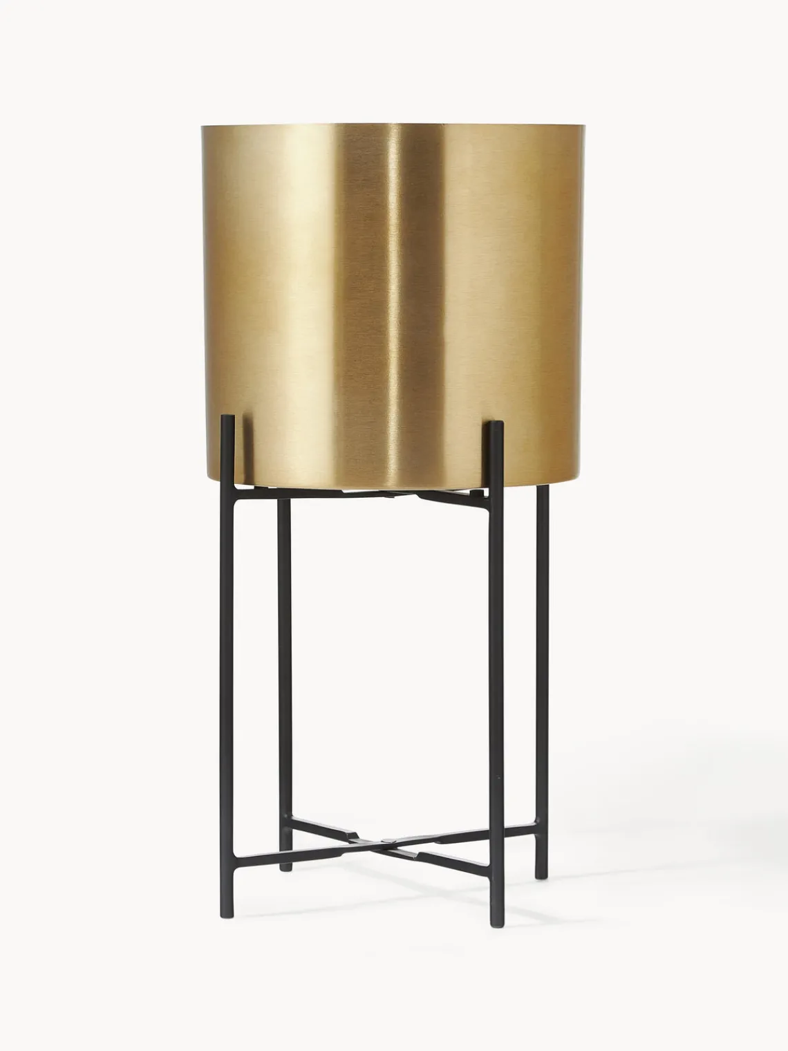 Westwing Collection Set de maceteros de metal Mina, 2 uds.