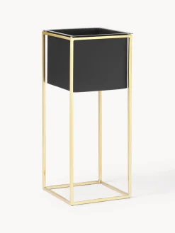 Westwing Collection Set de maceteros de metal Leilani, 2 uds.