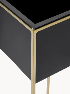 Westwing Collection Set de maceteros de metal Leilani, 2 uds.