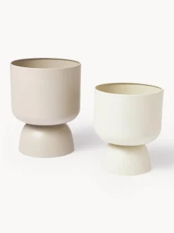 Westwing Collection Set de maceteros Kanta, 2 uds.^ Maceteros|Jarrones