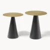 Westwing Collection Set de mesas auxiliares de metal Zelda, 2 uds.