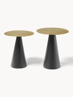 Westwing Collection Set de mesas auxiliares de metal Zelda, 2 uds.