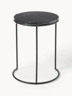 Westwing Collection Set de mesas auxiliares de mármol Ella, 2 pzas.^ Mesas Auxiliares