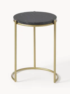 Westwing Collection Set de mesas auxiliares de mármol Ella, 2 pzas.