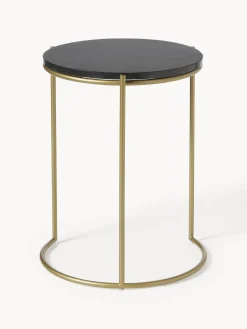 Westwing Collection Set de mesas auxiliares de mármol Ella, 2 pzas.