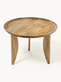 Set de mesas auxiliares de madera de mango Ella, 2 uds.^ Mesas Auxiliares