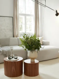 Westwing Collection Set de mesas de centro de madera Dan, 2 uds.^ Mesas De Centro|Mesas De Centro