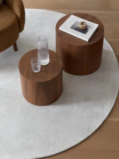 Westwing Collection Set de mesas de centro de madera Dan, 2 uds.^ Mesas De Centro|Mesas De Centro