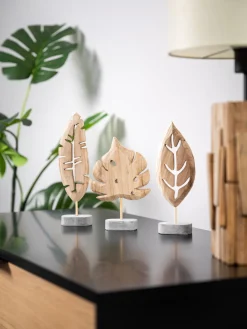 Set de piezas decorativas Blatt, 3 pzas.^ Figuras Decorativas|Decoración