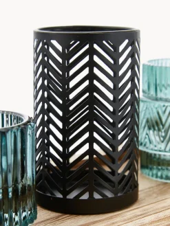 Bloomingville Set de portavelas con bandeja de madera Homa, 6 pzas.^ Farolillos|Jarrones