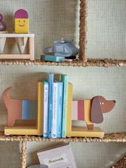 Bloomingville Mini Set de sujetalibros de madera Charlie, 2 pzas.^Niños Decoración Infantil