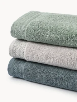 Westwing Collection Set de toallas de algodón ecológico Premium, tamaños diferentes^ Toallas|Mantas