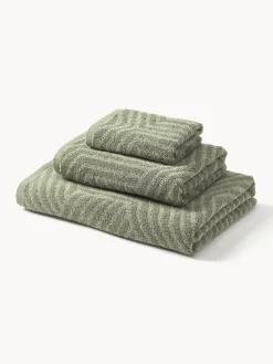 Westwing Collection Set de toallas Fatu, tamaños diferentes^ Toallas|Mantas