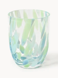ANNA VON LIPA Set de vasos soplados Big Confetti, 6 uds.^ Vasos|Vajillas Completas