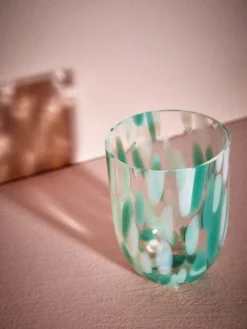 ANNA VON LIPA Set de vasos soplados Big Confetti, 6 uds.^ Vasos|Vajillas Completas