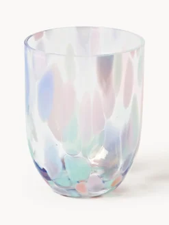 ANNA VON LIPA Set de vasos soplados Big Confetti, 6 uds.^ Vasos|Vajillas Completas