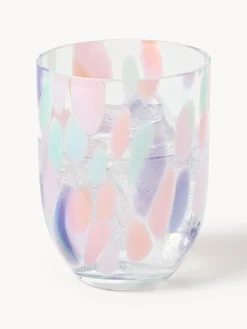 ANNA VON LIPA Set de vasos soplados Big Confetti, 6 uds.^ Vasos|Vajillas Completas