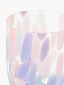 ANNA VON LIPA Set de vasos soplados Big Confetti, 6 uds.^ Vasos|Vajillas Completas