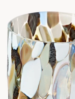 ANNA VON LIPA Set de vasos soplados Big Confetti, 6 uds.