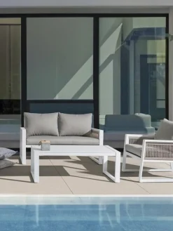Bizzotto Set lounge de exterior Captiva, 4 pzas.^ Conjuntos Jardín|Muebles De Jardín