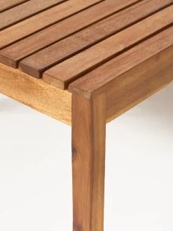 Westwing Collection Set lounge para exterior de madera de acacia Bo, 4 pzas.