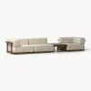 Westwing Collection Set lounge para exterior de madera de acacia Matheus, 4 pzas.