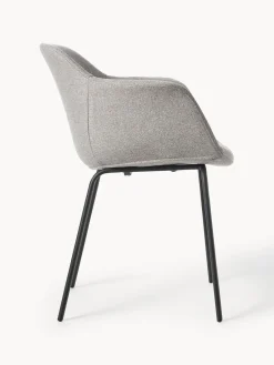 Westwing Collection Silla con asiento estrecho y reposabrazos Fiji^ Sillas Con Reposabrazos|Sillas