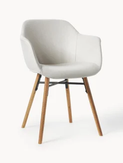 Westwing Collection Silla con asiento estrecho y reposabrazos Fiji