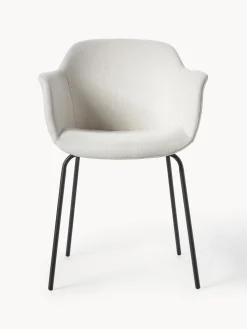 Westwing Collection Silla con asiento estrecho y reposabrazos Fiji