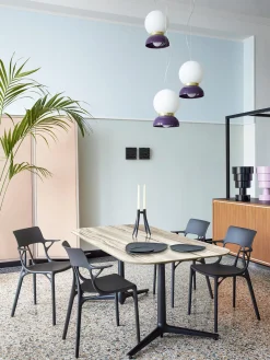 Kartell Silla con reposabrazos A.I., 2 uds.^ Sillas De Jardín|Sillas Con Reposabrazos