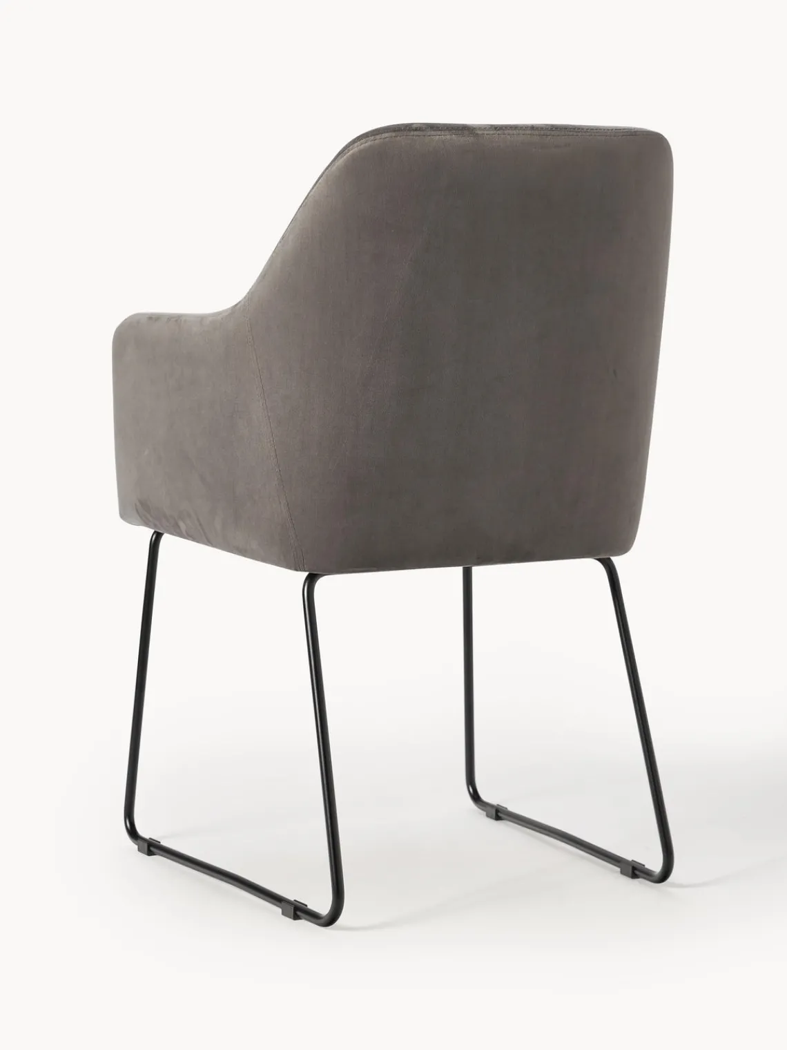 Westwing Collection Silla con reposabrazos de terciopelo Isla^ Sillas Con Reposabrazos|Sillas