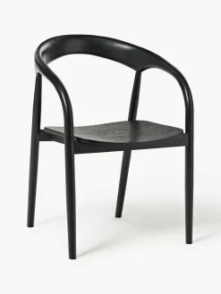 Westwing Collection Silla con reposabrazos de madera de fresno Camille^ Sillas De Madera|Sillas Con Reposabrazos