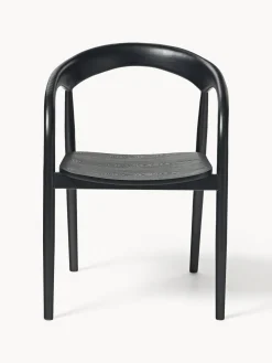 Westwing Collection Silla con reposabrazos de madera de fresno Camille^ Sillas De Madera|Sillas Con Reposabrazos