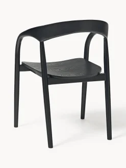 Westwing Collection Silla con reposabrazos de madera de fresno Camille^ Sillas De Madera|Sillas Con Reposabrazos