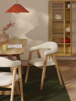 Westwing Collection Silla con reposabrazos tapizada Nik^ Sillas Con Reposabrazos|Sillas