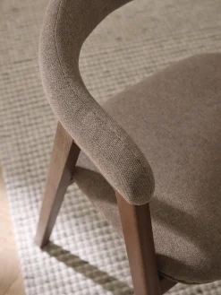 Westwing Collection Silla con reposabrazos tapizada Nik^ Sillas Con Reposabrazos|Sillas