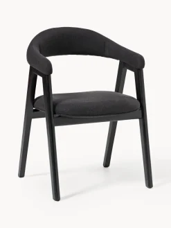 Westwing Collection Silla con reposabrazos tapizada Nik