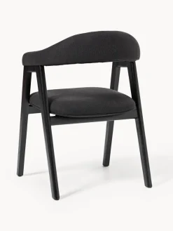 Westwing Collection Silla con reposabrazos tapizada Nik