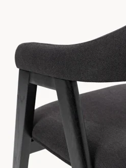 Westwing Collection Silla con reposabrazos tapizada Nik