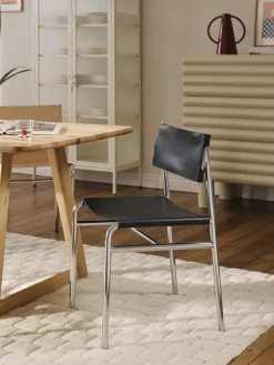 Westwing Collection Silla de cuero Jordan